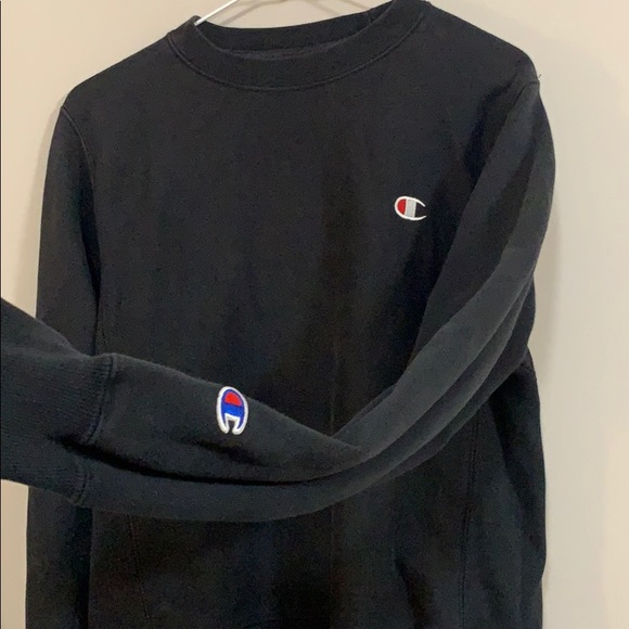 Champion reverse weave Black Crewneck - Picture 5 of 6
